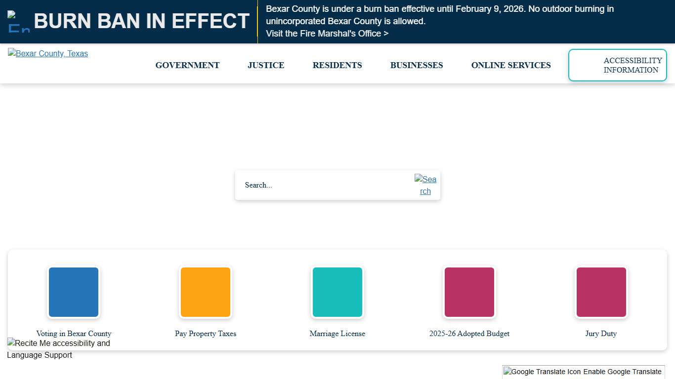 Bexar County, TX - Official Website | Official Website